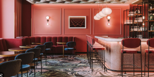 Red Public Places Interior Design 1