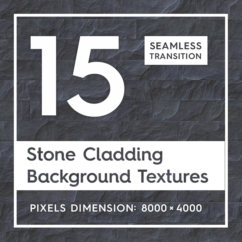 15 Stone Cladding Background Textures Preview Cover