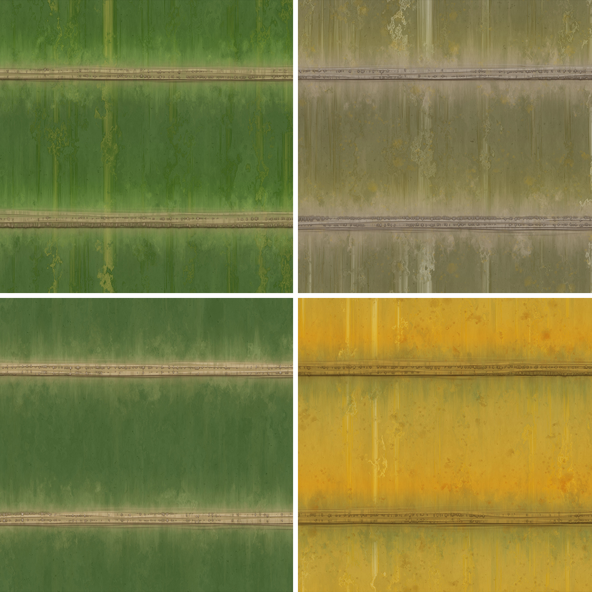 Very large seamless texture of bamboo mat Stock Photo