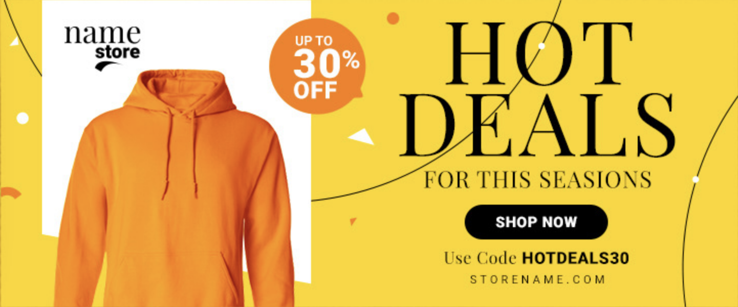 Advertising Banners with Orange Textures. Pic 1.
