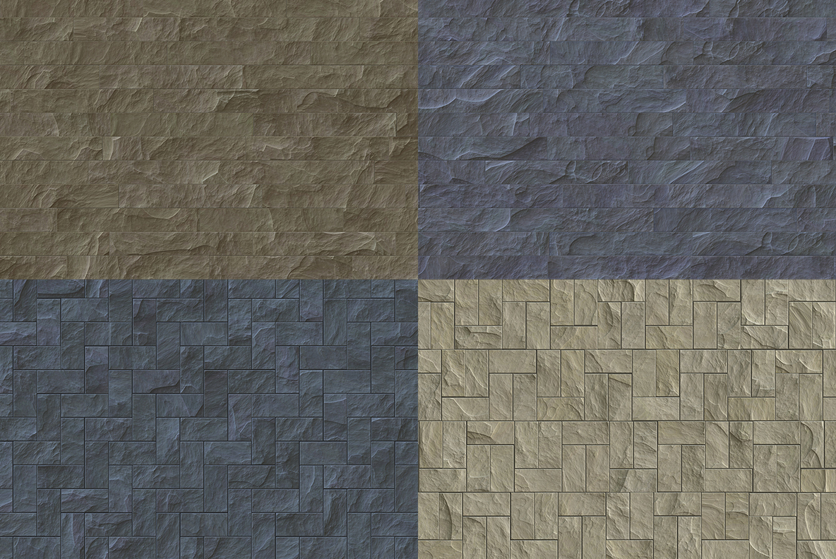 15 Stone Cladding Background Textures Samples Preview