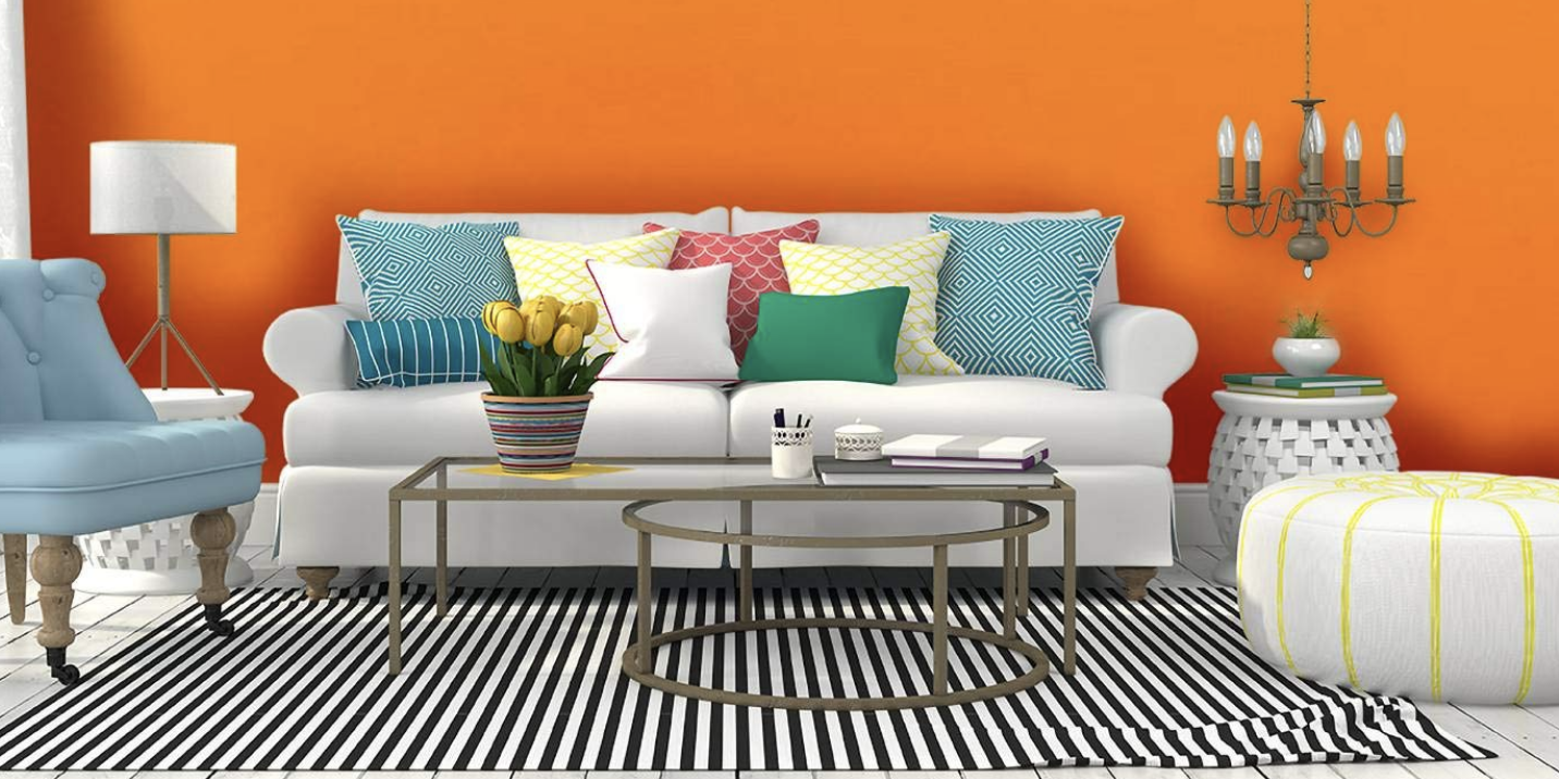 Home Interior Orange Textures. Pic 1.