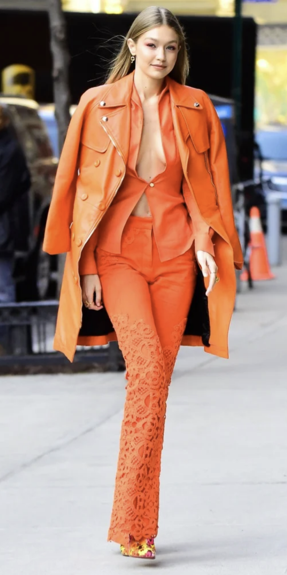 Orange in Fashion Clothes. Pic 1.