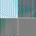 100 Fresnel Lens Spectrum Backgrounds Square Cover. Pic. 1.