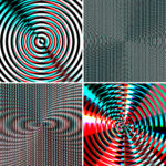 100 Fresnel Lens Spectrum Backgrounds Square Cover. Pic. 10.