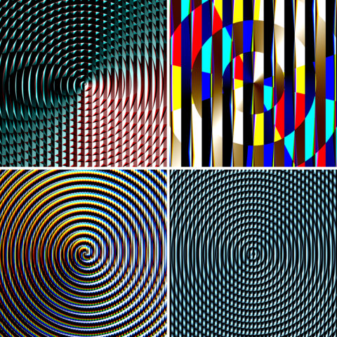 100 Fresnel Lens Spectrum Backgrounds Square Cover. Pic. 13.