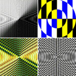 100 Fresnel Lens Spectrum Backgrounds Square Cover. Pic. 14.