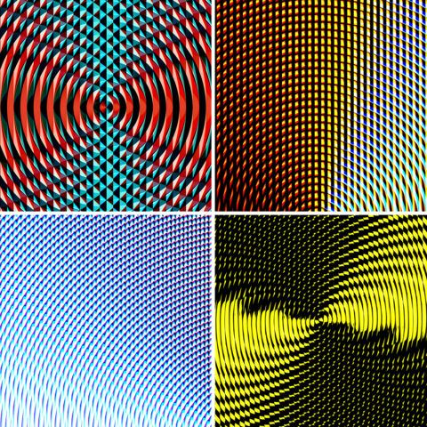 100 Fresnel Lens Spectrum Backgrounds Square Cover. Pic. 15.