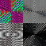 100 Fresnel Lens Spectrum Backgrounds Square Cover. Pic. 18.