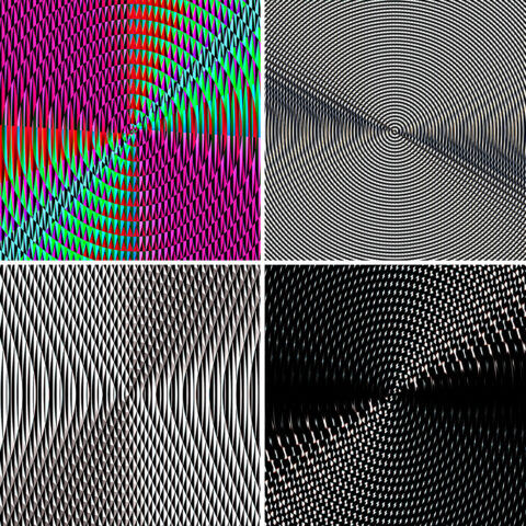 100 Fresnel Lens Spectrum Backgrounds Square Cover. Pic. 18.