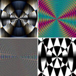 100 Fresnel Lens Spectrum Backgrounds Square Cover. Pic. 19.