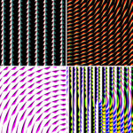 100 Fresnel Lens Spectrum Backgrounds Square Cover. Pic. 2.