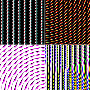 100 Fresnel Lens Spectrum Backgrounds Square Cover. Pic. 2.