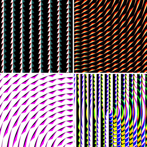 100 Fresnel Lens Spectrum Backgrounds Square Cover. Pic. 2.
