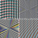 100 Fresnel Lens Spectrum Backgrounds Square Cover. Pic. 21.
