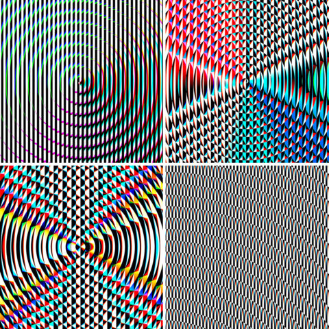 100 Fresnel Lens Spectrum Backgrounds Square Cover. Pic. 22.