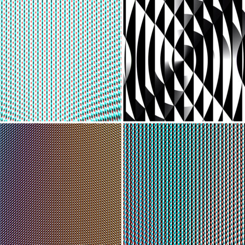 100 Fresnel Lens Spectrum Backgrounds Square Cover. Pic. 24.