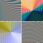 100 Fresnel Lens Spectrum Backgrounds Square Cover. Pic. 25.