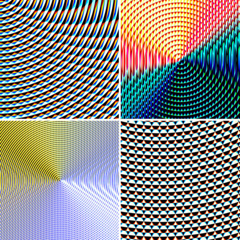 100 Fresnel Lens Spectrum Backgrounds Square Cover. Pic. 25.