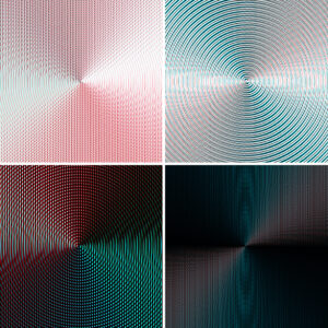 100 Fresnel Lens Spectrum Backgrounds Square Cover. Pic. 5.