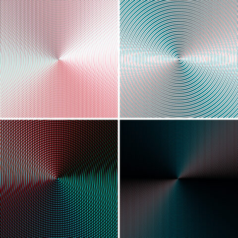 100 Fresnel Lens Spectrum Backgrounds Square Cover. Pic. 5.