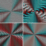 100 Fresnel Lens Spectrum Backgrounds Square Cover. Pic. 6.
