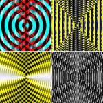 100 Fresnel Lens Spectrum Backgrounds Square Cover. Pic. 7.