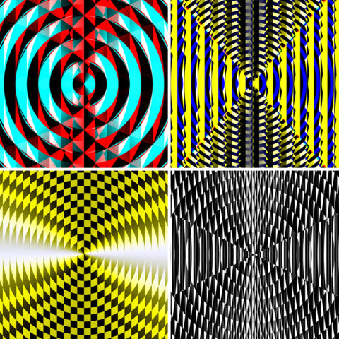 100 Fresnel Lens Spectrum Backgrounds Square Cover. Pic. 7.