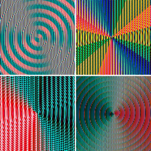 100 Fresnel Lens Spectrum Backgrounds Square Cover. Pic. 8.