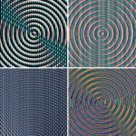 100 Fresnel Lens Spectrum Backgrounds Square Cover. Pic. 9.