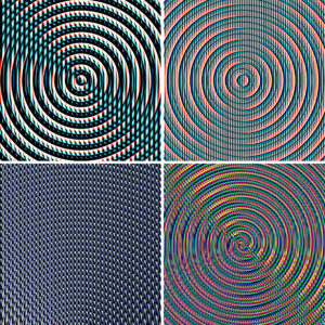 100 Fresnel Lens Spectrum Backgrounds Square Cover. Pic. 9.