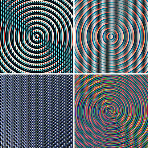 100 Fresnel Lens Spectrum Backgrounds Square Cover. Pic. 9.