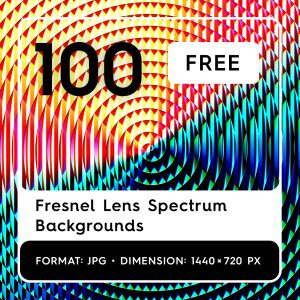 Free 100 Fresnel Lens Spectrum Backgrounds Cover Preview