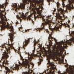 Painted white rusty wall backdrop. Corroded dirty steel sheet. Metal texture. Grunge metallic background.