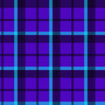 Purple blue checkered material backdrop. Woolen cotton wear textile background. Seamless flannel texture. Fustian clothes fabric surface pattern.