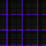 Black lilac fustian clothes fabric surface pattern. Checkered material backdrop. Woolen cotton wear textile background. Seamless flannel texture.