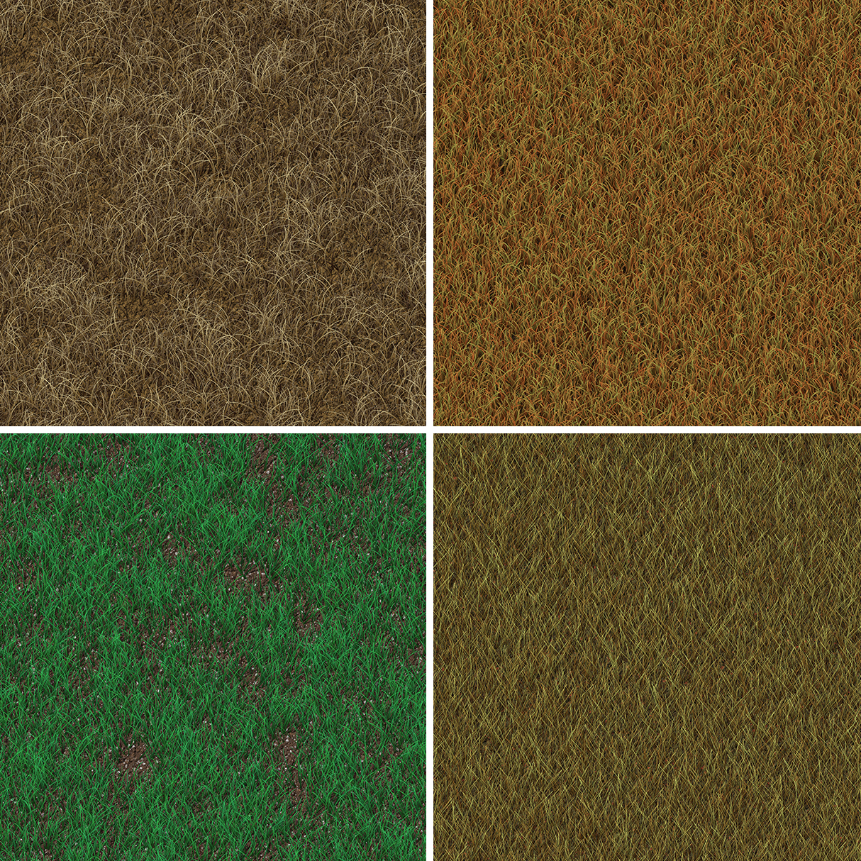 Grass Background Textures Square Samples Preview