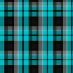 Blue seamless flannel texture. Fustian clothes fabric surface pattern. Checkered material backdrop. Woolen cotton wear textile background.