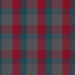 Red grey woolen cotton wear textile background. Seamless flannel texture. Fustian clothes fabric surface pattern. Checkered material backdrop.