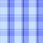 Blue checkered material backdrop. Woolen cotton wear textile background. Seamless flannel texture. Fustian clothes fabric surface pattern.