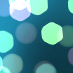 Blue green happy color love creative backdrop. Bright glowing colorful pattern. Defocused sweet design. Bokeh background. Blurred colored texture.