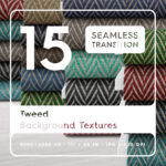 15 Tweed Background Textures Square Cover