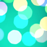 Light blue turquoise happy color love creative backdrop. Bright glowing colorful pattern. Defocused sweet design. Bokeh background. Blurred colored texture.