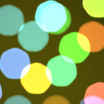 Bright glowing colorful pattern. Defocused sweet design. Bokeh background. Blurred colored texture. Happy color love creative backdrop.