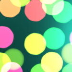 Bokeh background. Blurred colored texture. Happy color love creative backdrop. Bright glowing colorful pattern. Defocused sweet design.
