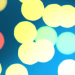 Bokeh background. Blurred colored texture. Happy color love creative backdrop. Bright glowing colorful pattern. Defocused sweet design.