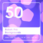 50 Bokeh Pro Backgrounds Square Cover