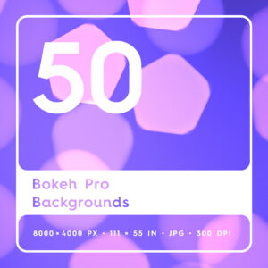 50 Bokeh Pro Backgrounds Square Cover