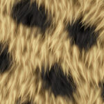 Spotted leopard fuzzy fashion creative. Wool texture. Fur background. Warm surface. Hairy pattern. Furry backdrop. Wild animal design.