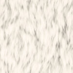 White furry backdrop. Wild animal design. Fuzzy fashion creative. Wool texture. Fur background. Warm surface. Hairy pattern.